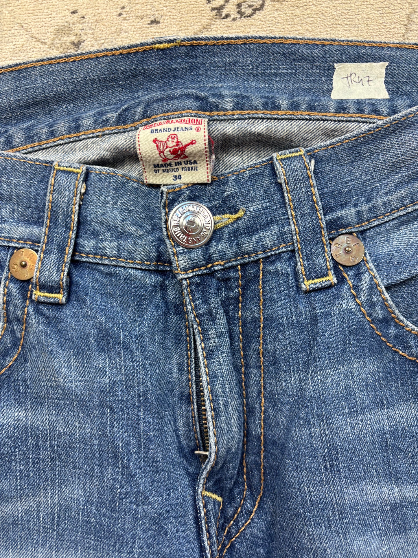 TRUE RELIGION JEANS W34 L32 #TR47