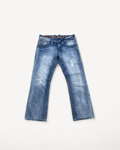 ROCK REVIVAL JEANS W32 L30/32 #RR6