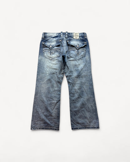 ROCK REVIVAL JEANS W38 L32 #RR22