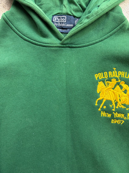 RALPH LAUREN GREEN HOODIE (L)