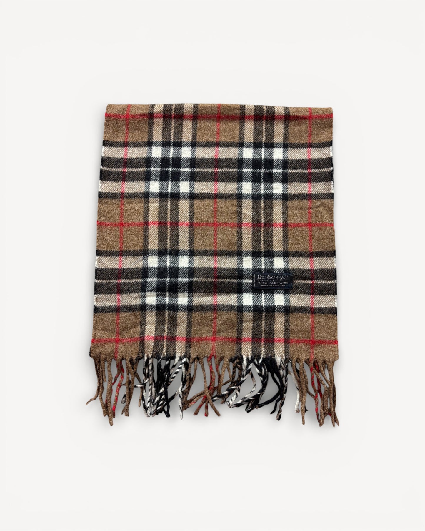 BURBERRY NOVACHECK SCARF BEIGE