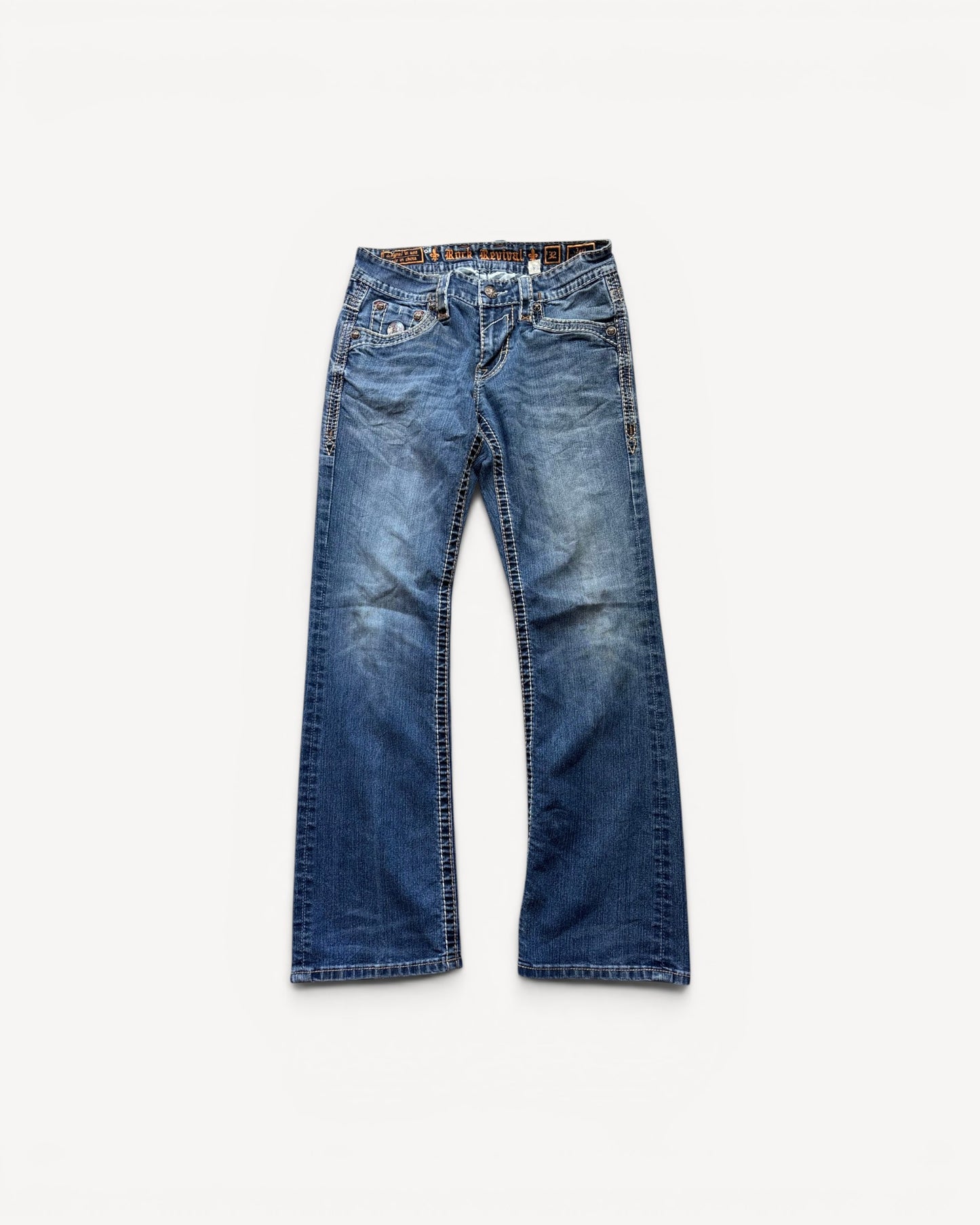 ROCK REVIVAL JEANS W32 L32 #RR36
