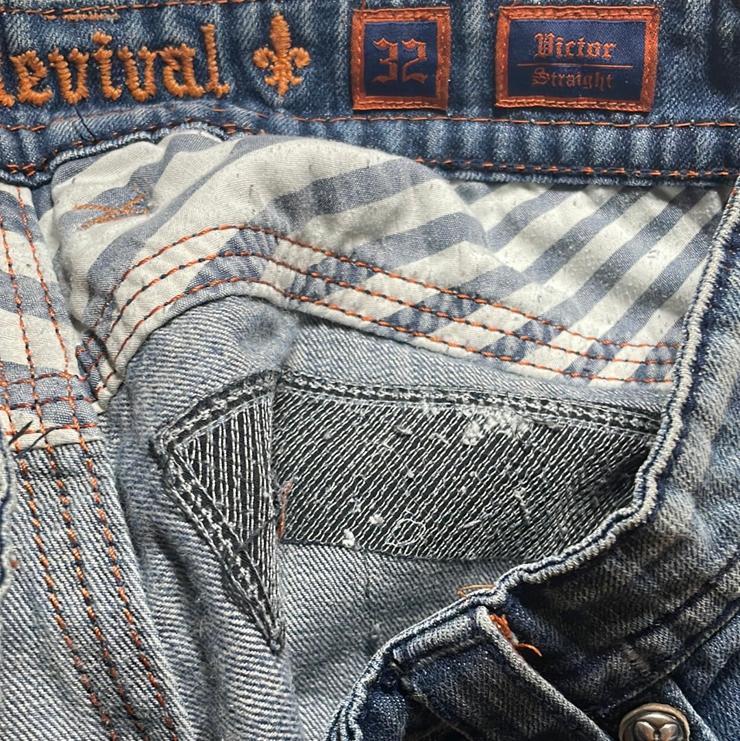 ROCK REVIVAL JEANS W32 L32 #RR2