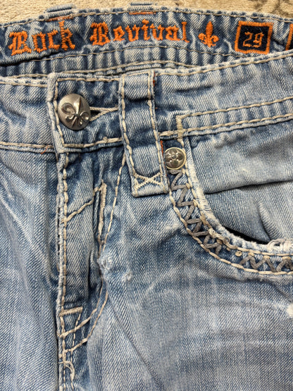 ROCK REVIVAL JEANS W29 L32 #RR11