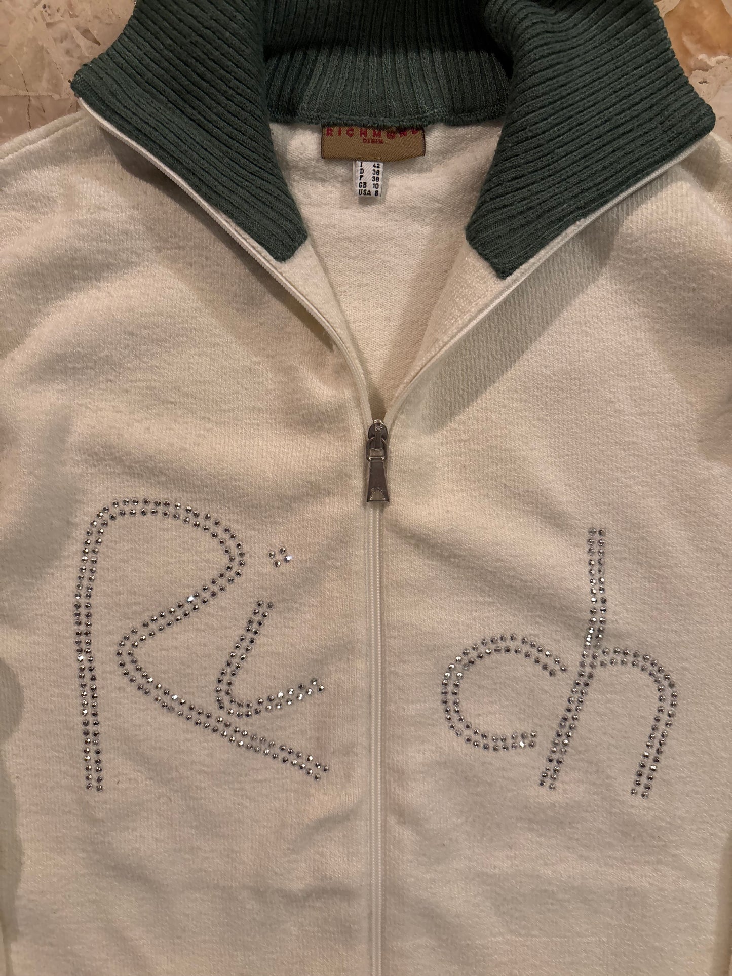 RICHMOND WOMEN ZIP UP KNIT (L)