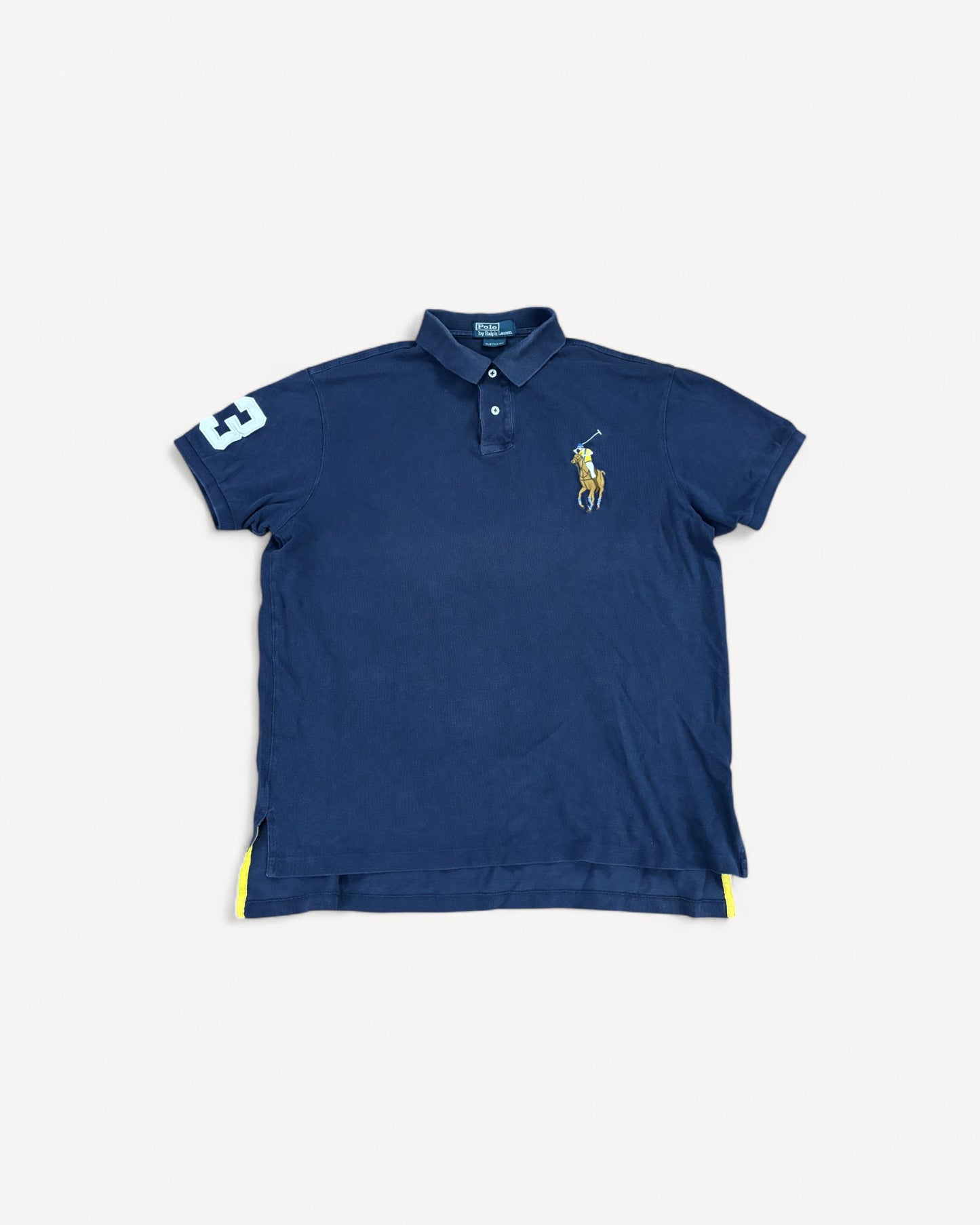 RALPH LAUREN POLO SHIRT NAVY (L)