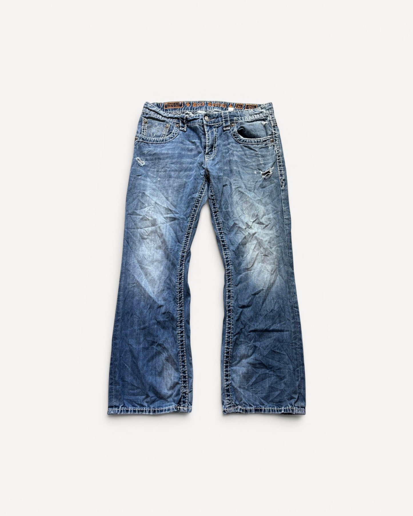 ROCK REVIVAL JEANS W36 L32 #RR50