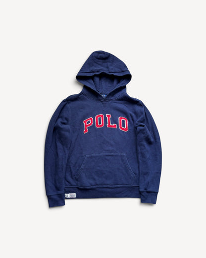 RALPH LAUREN NAVY ZIP UP HOODIE (S)