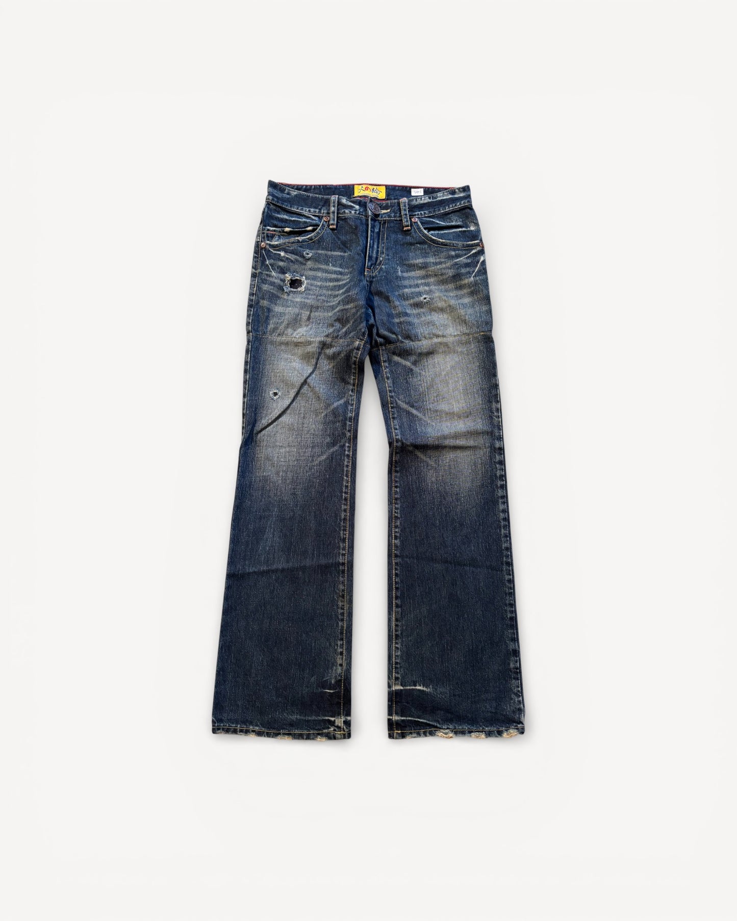 JAPANESE EMBROIDERED DENIM W30 L32 #JAP5