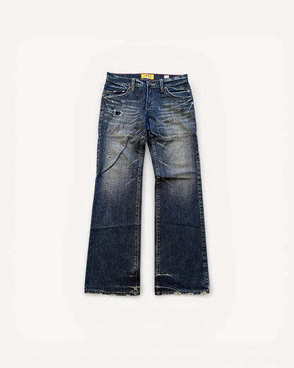 JAPANESE EMBROIDERED DENIM W30 L32 #JAP5