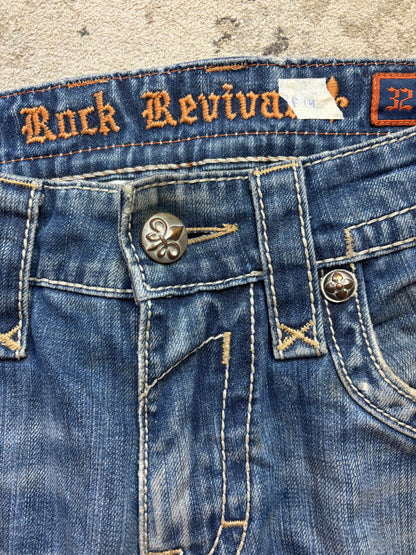 ROCK REVIVAL JEANS W32 L30 #RR14