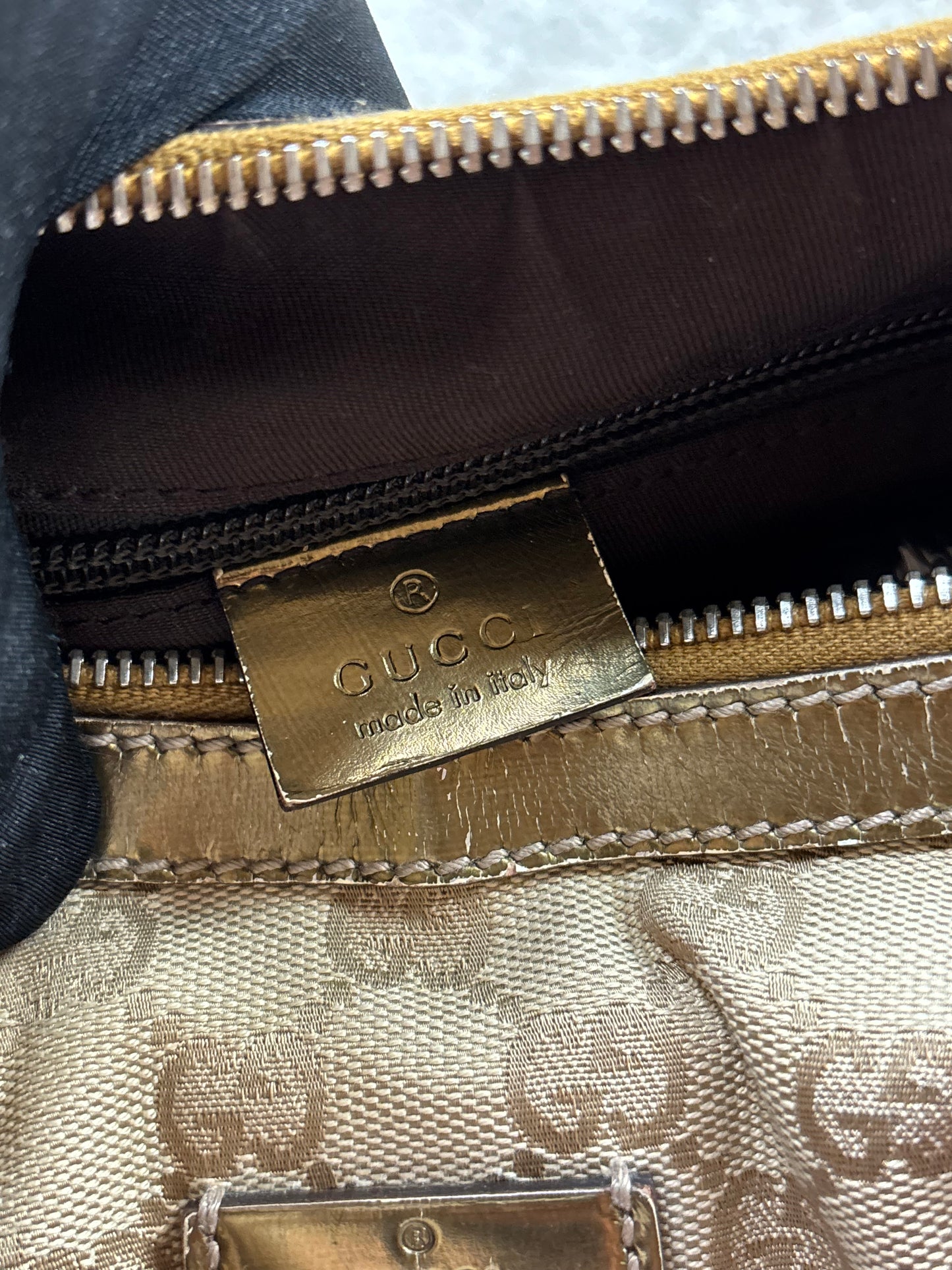 GUCCI MONOGRAM HOBO BAG