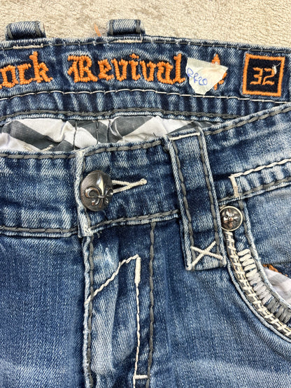 ROCK REVIVAL JEANS W32 L32 #RR20