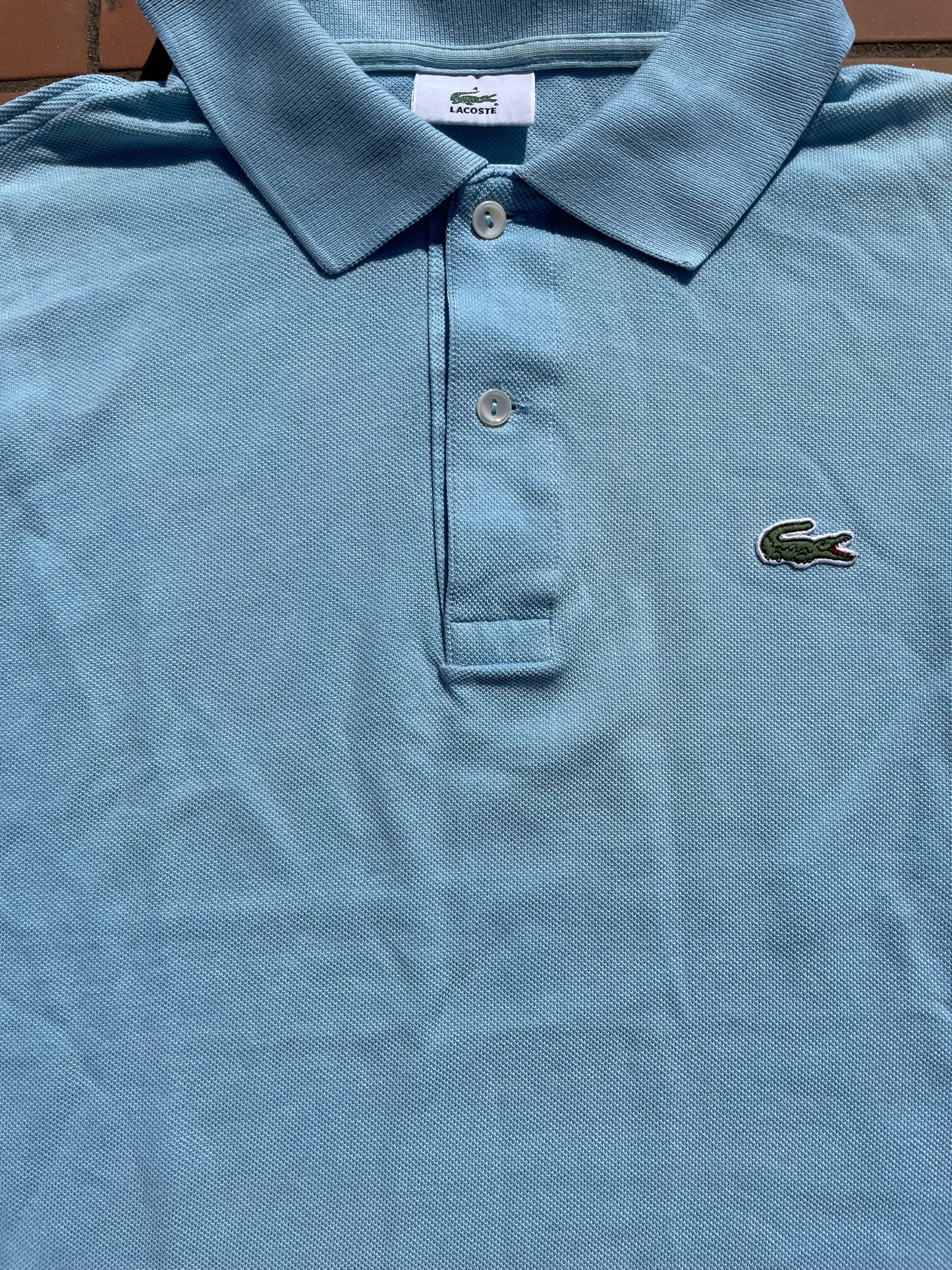 LACOSTE POLO SHIRT BABYBLUE (M)