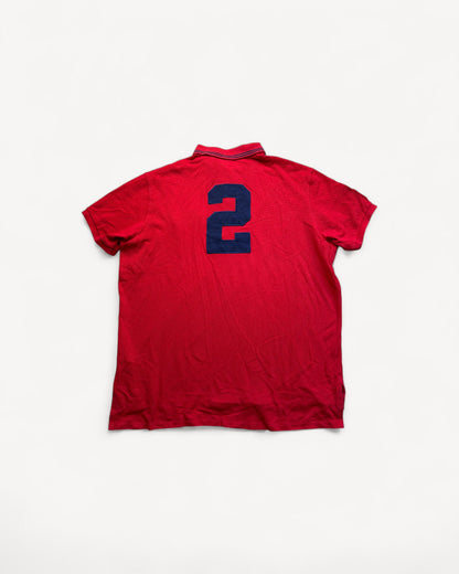 RALPH LAUREN POLO SHIRT RED (XL)