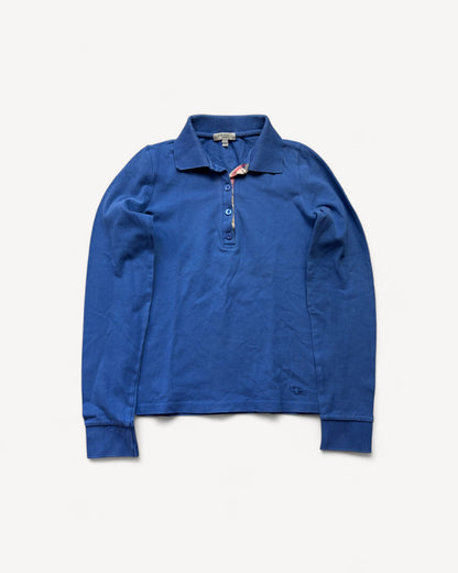 BURBERRY WOMEN LONGSL. POLO SHIRT (S)