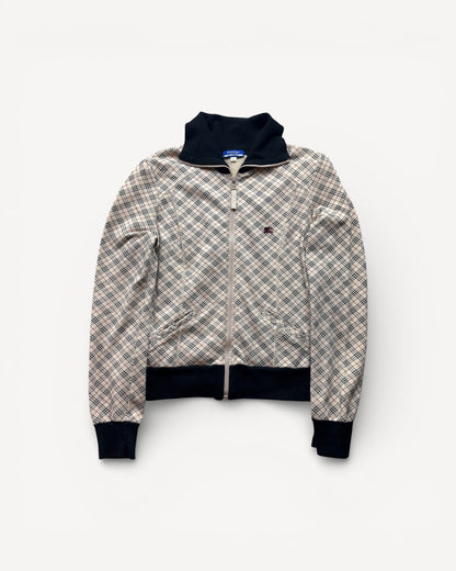 BURBERRY BEIGE NOVACHECK ZIP UP VEST (S)