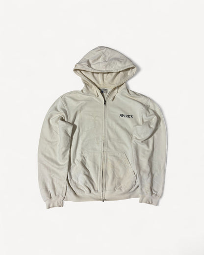 AVIREX ZIP UP HOODIE (M)