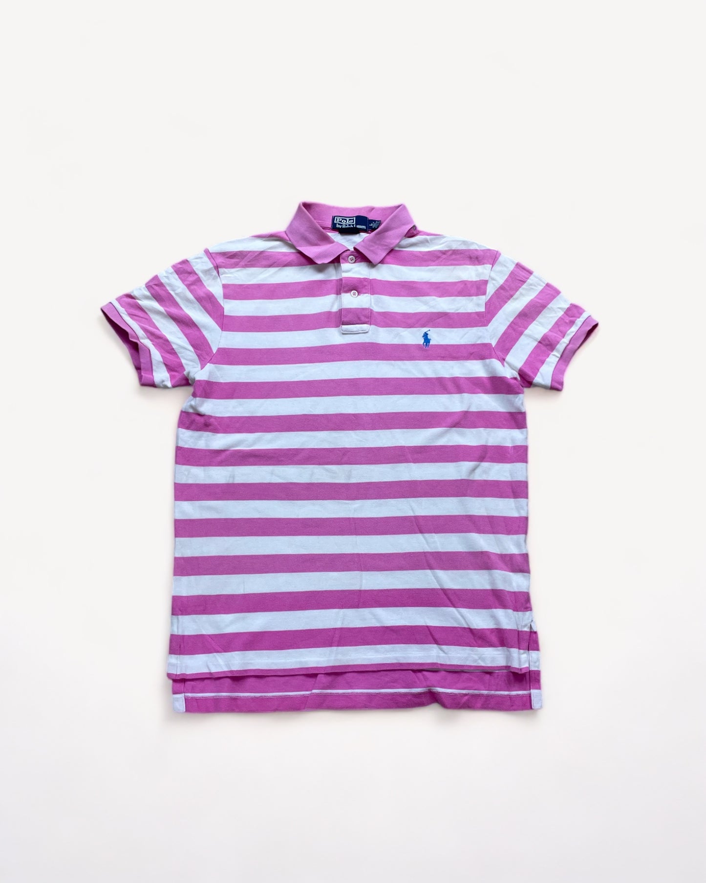 RALPH LAUREN POLO SHIRT PINK (M)