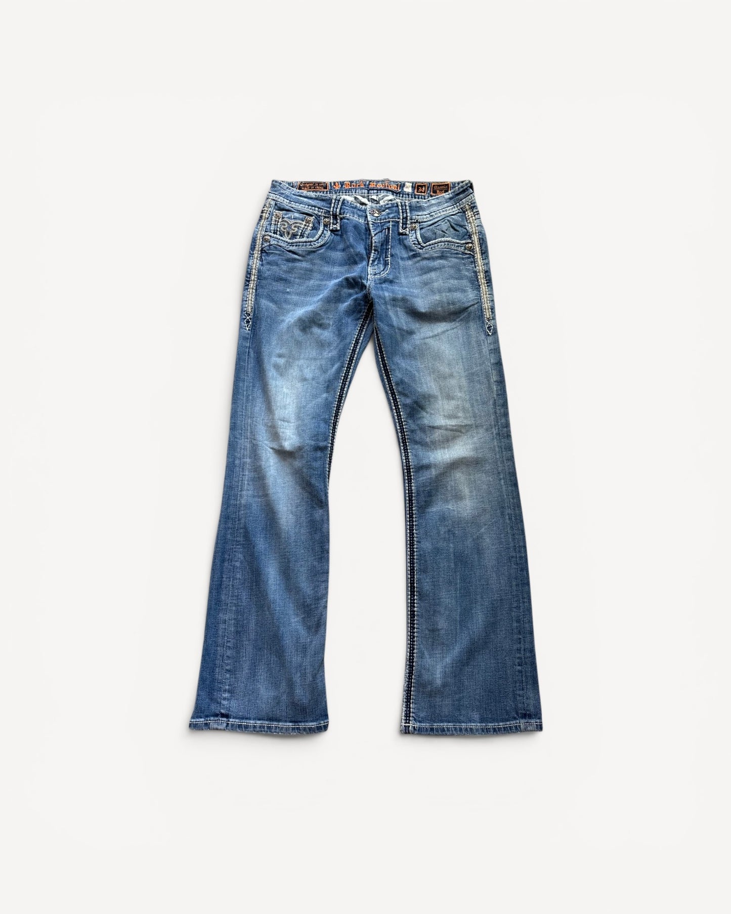 ROCK REVIVAL JEANS W34 L32 #RR11