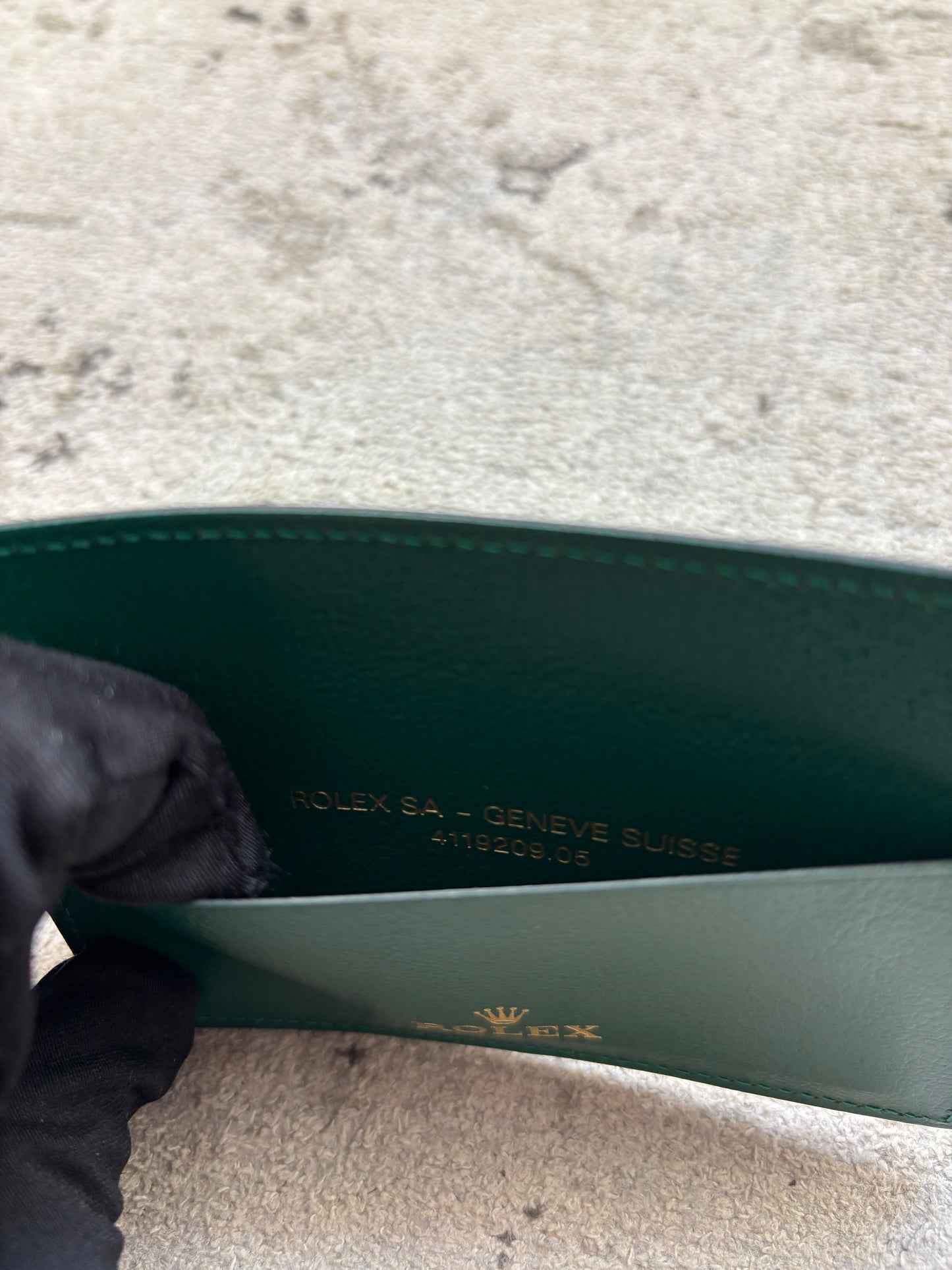 ROLEX GREEN CARDHOLDER