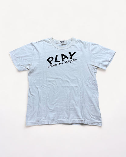 CDG PLAY WHITE T-SHIRT (L)