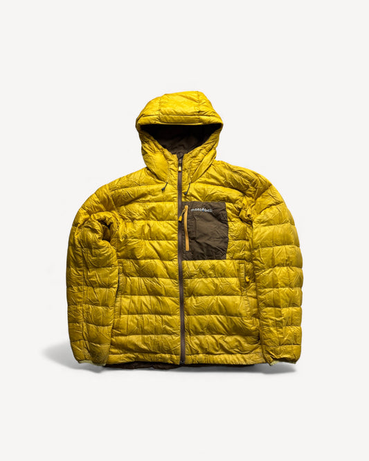 MONTBELL YELLOW REVERSIBLE PUFFER JACKET (M)