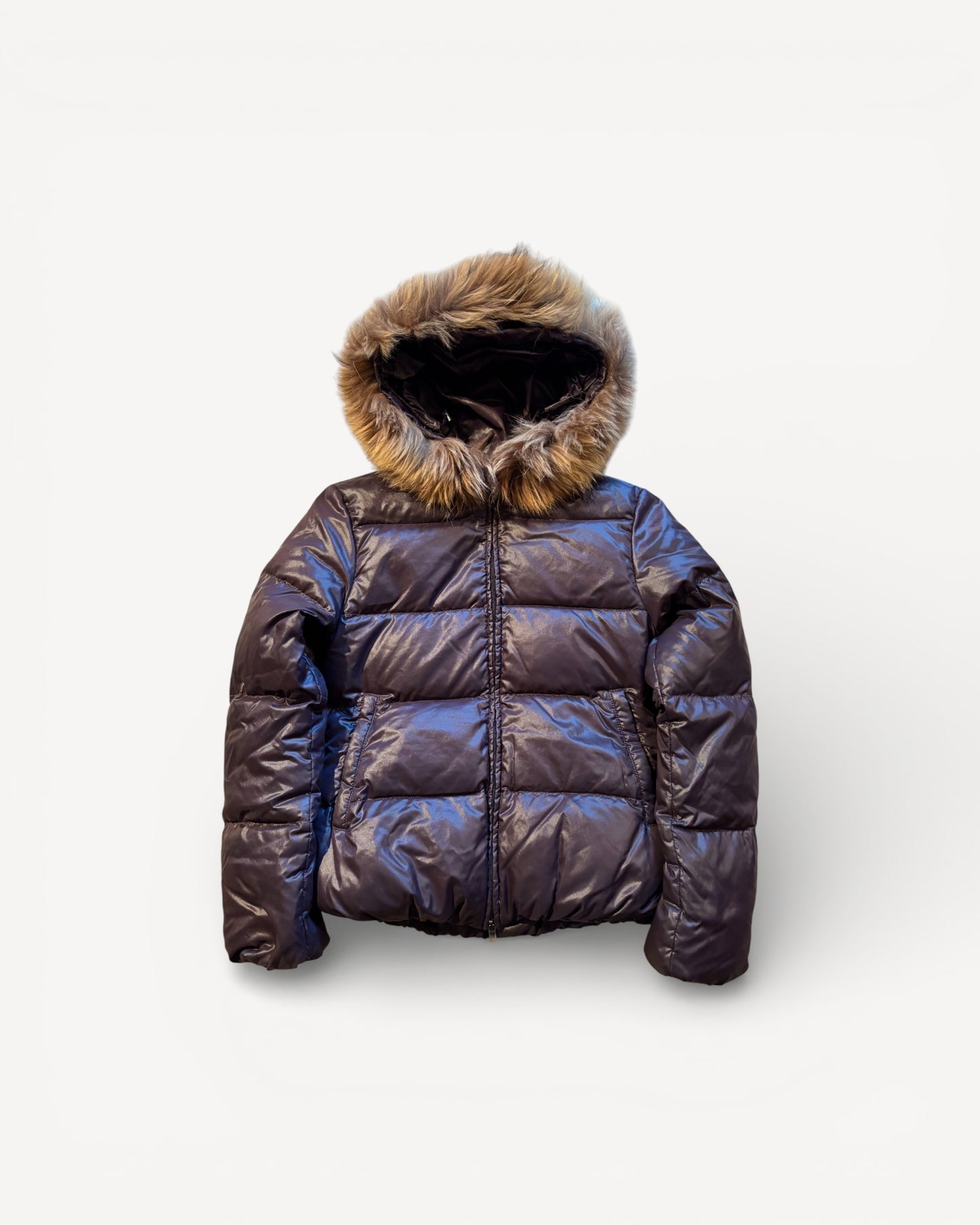 DUVETICA PURPLE WOMEN PUFFER JACKET (M)