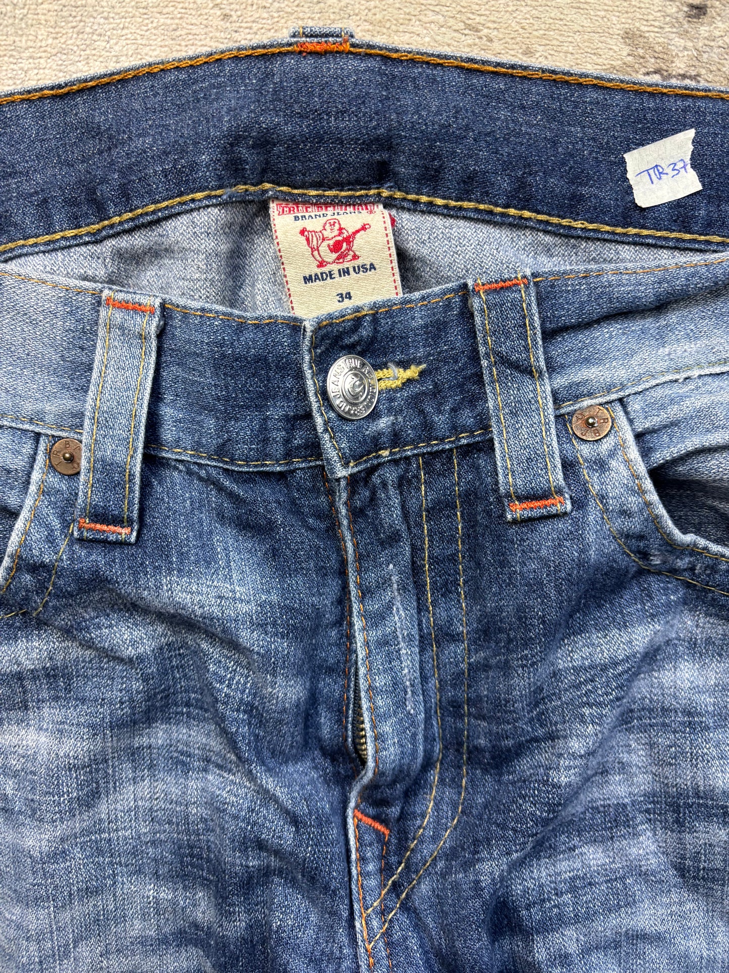 TRUE RELIGION JEANS W34 L32 #TR37