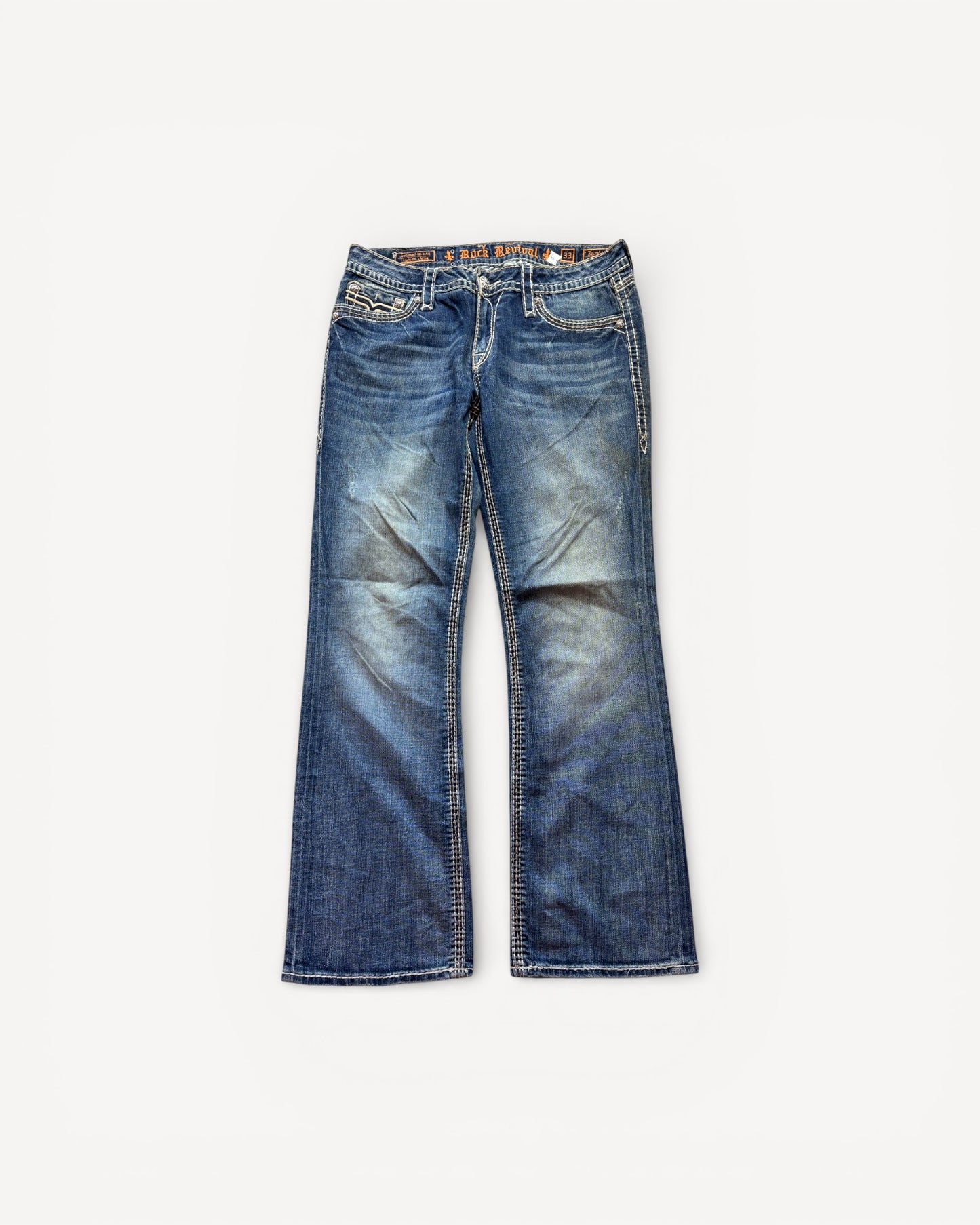 ROCK REVIVAL JEANS W33 L32 #RR18