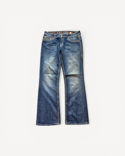 ROCK REVIVAL JEANS W33 L32 #RR18