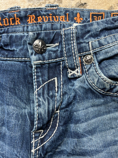 ROCK REVIVAL JEANS W30 L32 #RR5