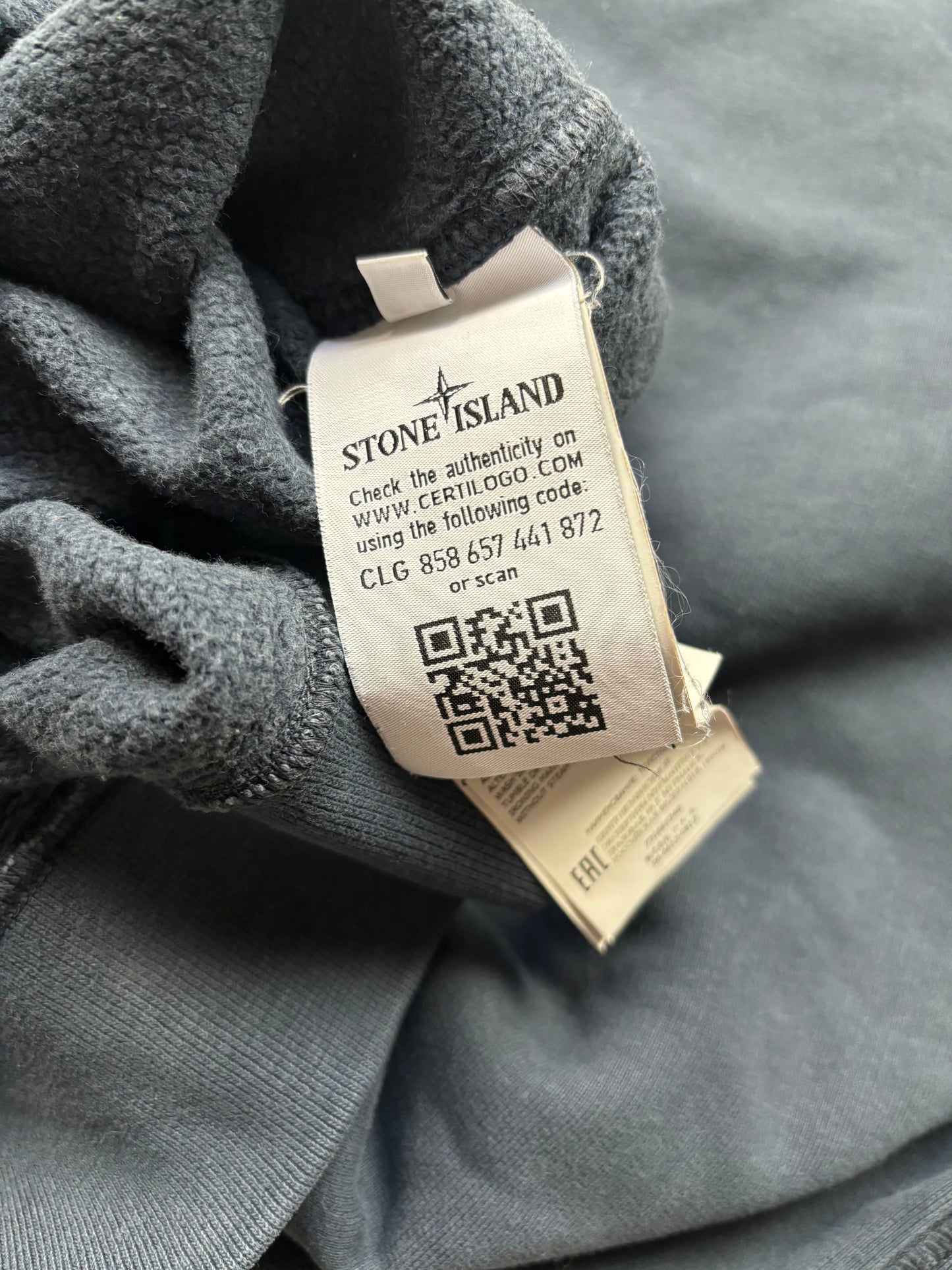 STONE ISLAND BLUE SWEATER (S)