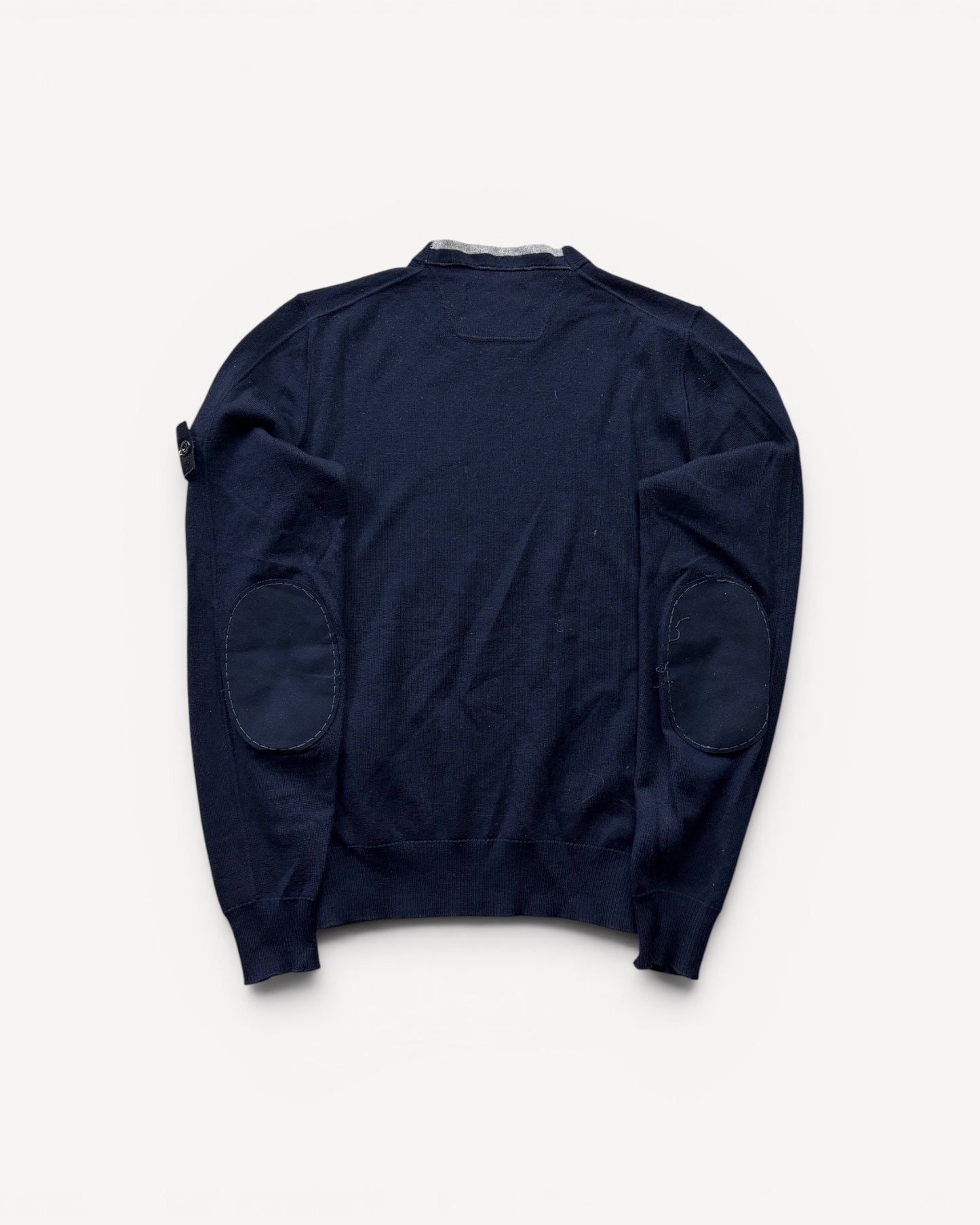 STONE ISLAND NAVY KNIT (S)