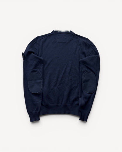 STONE ISLAND NAVY KNIT (S)