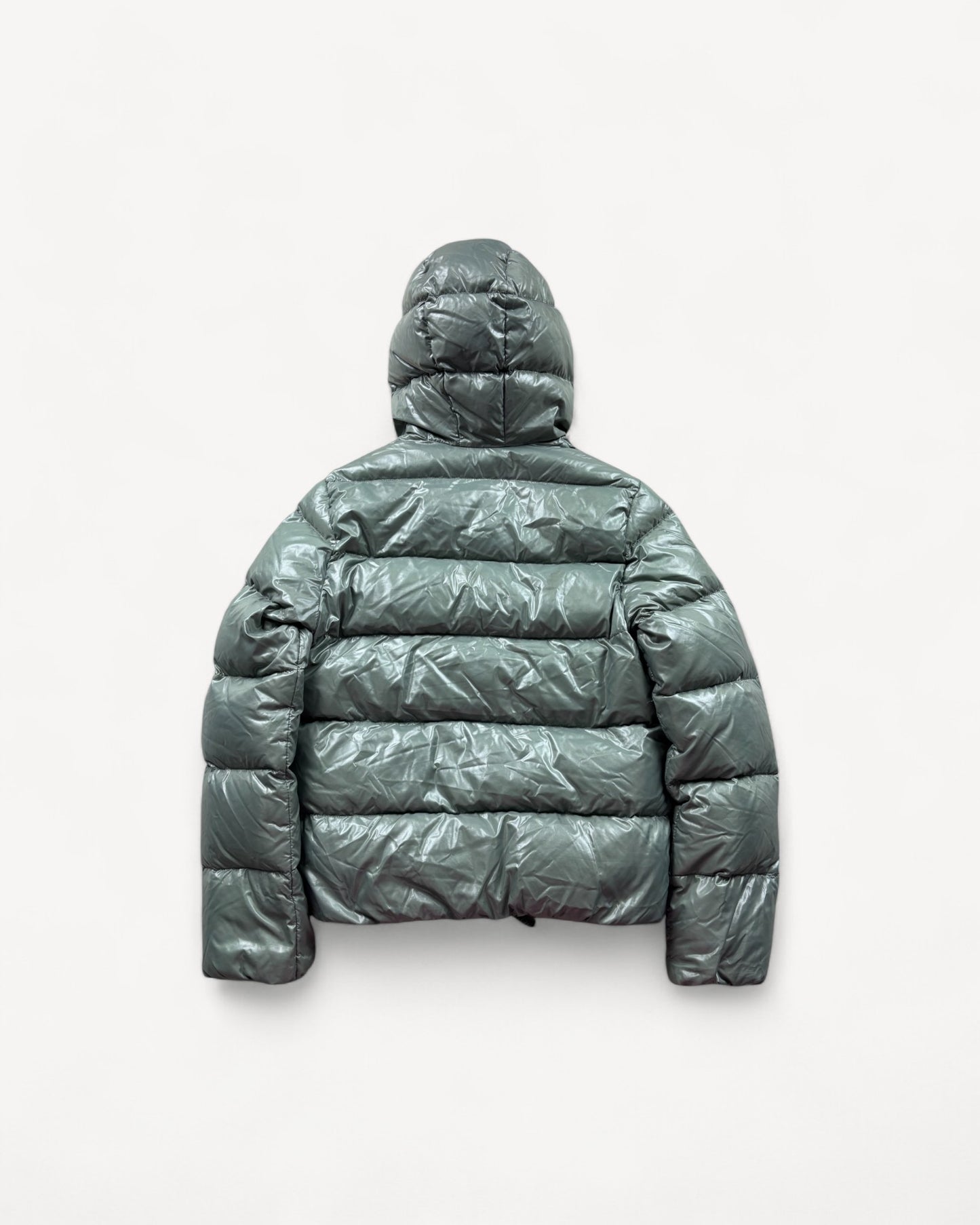 DUVETICA GREY PUFFER JACKET (S)