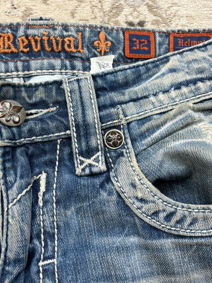 ROCK REVIVAL JEANS W32 L32 #RR8