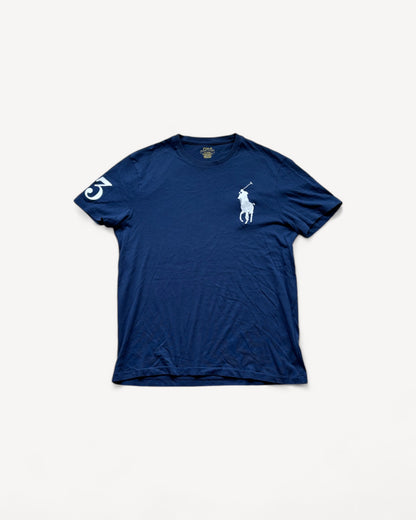 RALPH LAUREN T-SHIRT NAVY (M)