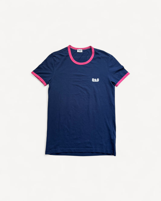 DOLCE & GABBANA NAVY T-SHIRT (M)