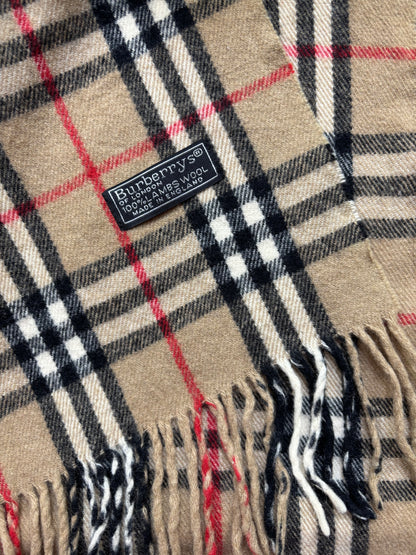 BURBERRY NOVACHECK SCARF BEIGE