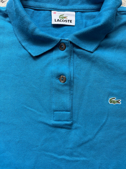 LACOSTE POLO SHIRT BLUE (S)