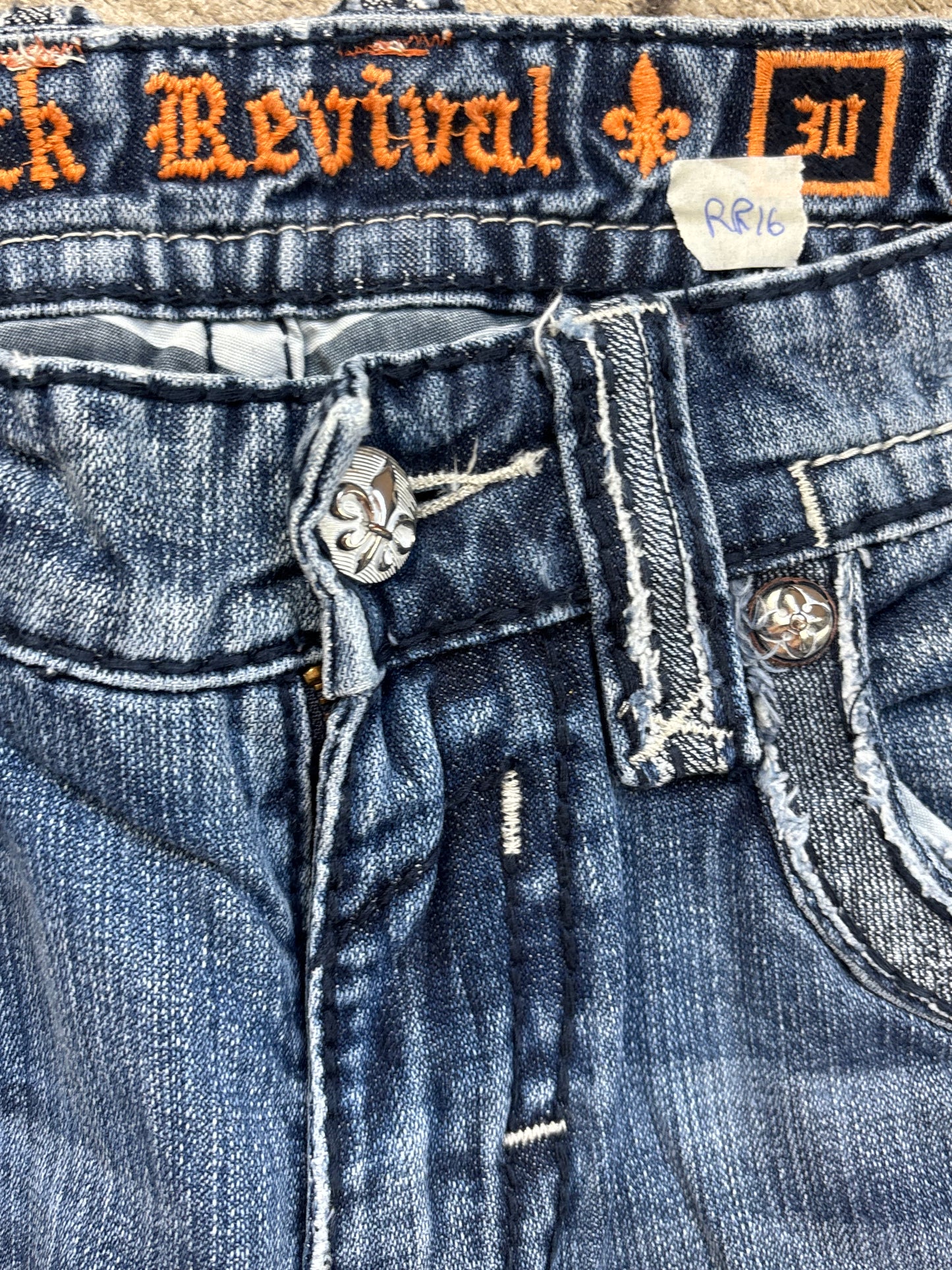 ROCK REVIVAL JEANS W30 L32 #RR16
