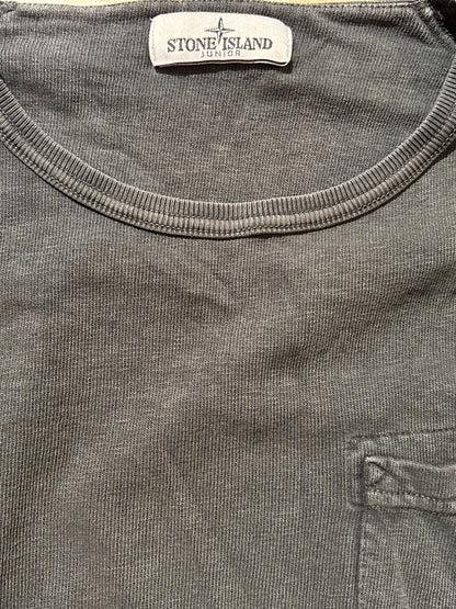 STONE ISLAND BLACK SWEATER (M)