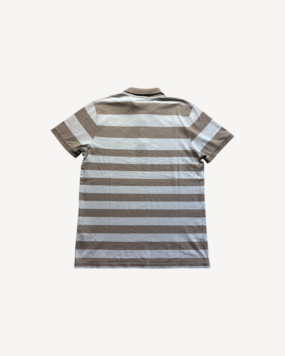 BURBERRY STRIPED POLO SHIRT (M)