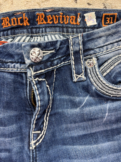 ROCK REVIVAL JEANS W26 L32 #RR9