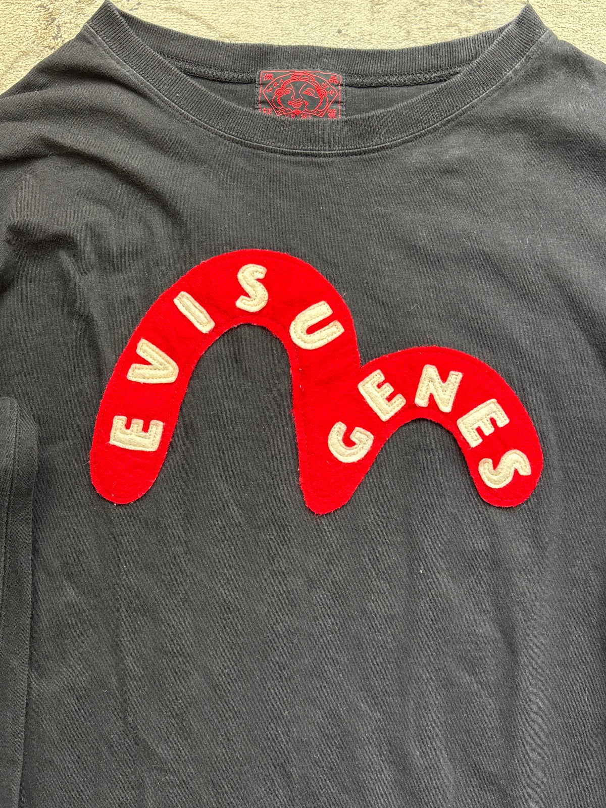 EVISU BLACK LONGSLEEVE (M)