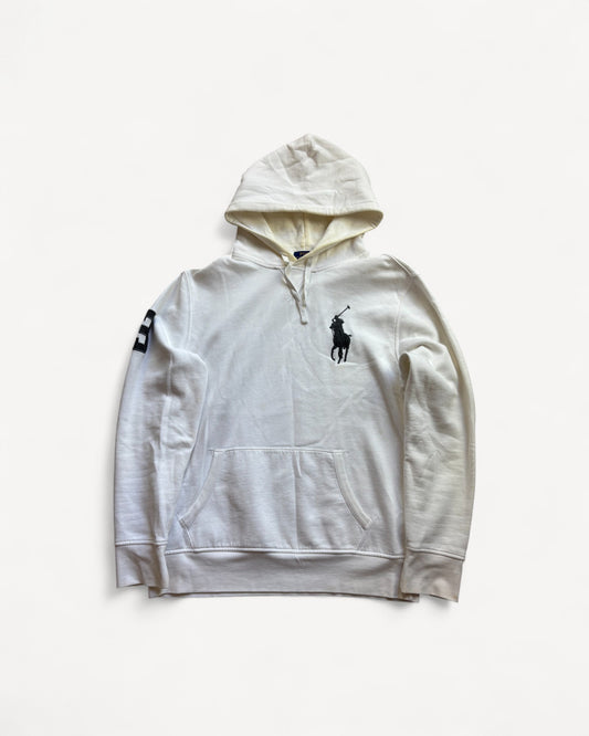 RALPH LAUREN WHITE HOODIE (L)