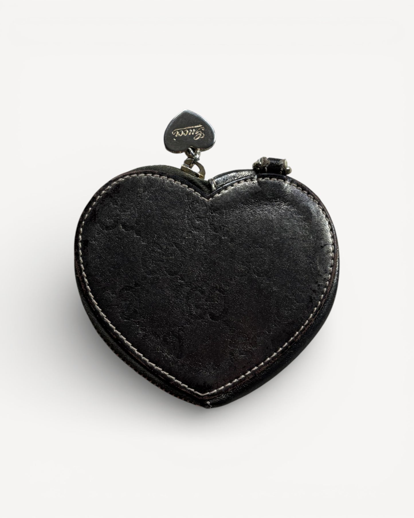 GUCCI HEART MONOGRAM WALLET