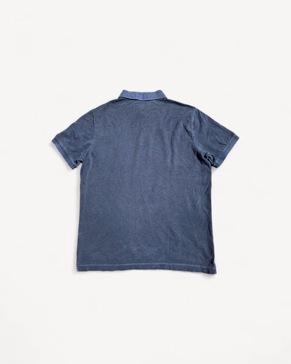 STONE ISLAND NAVY POLO SHIRT (L)