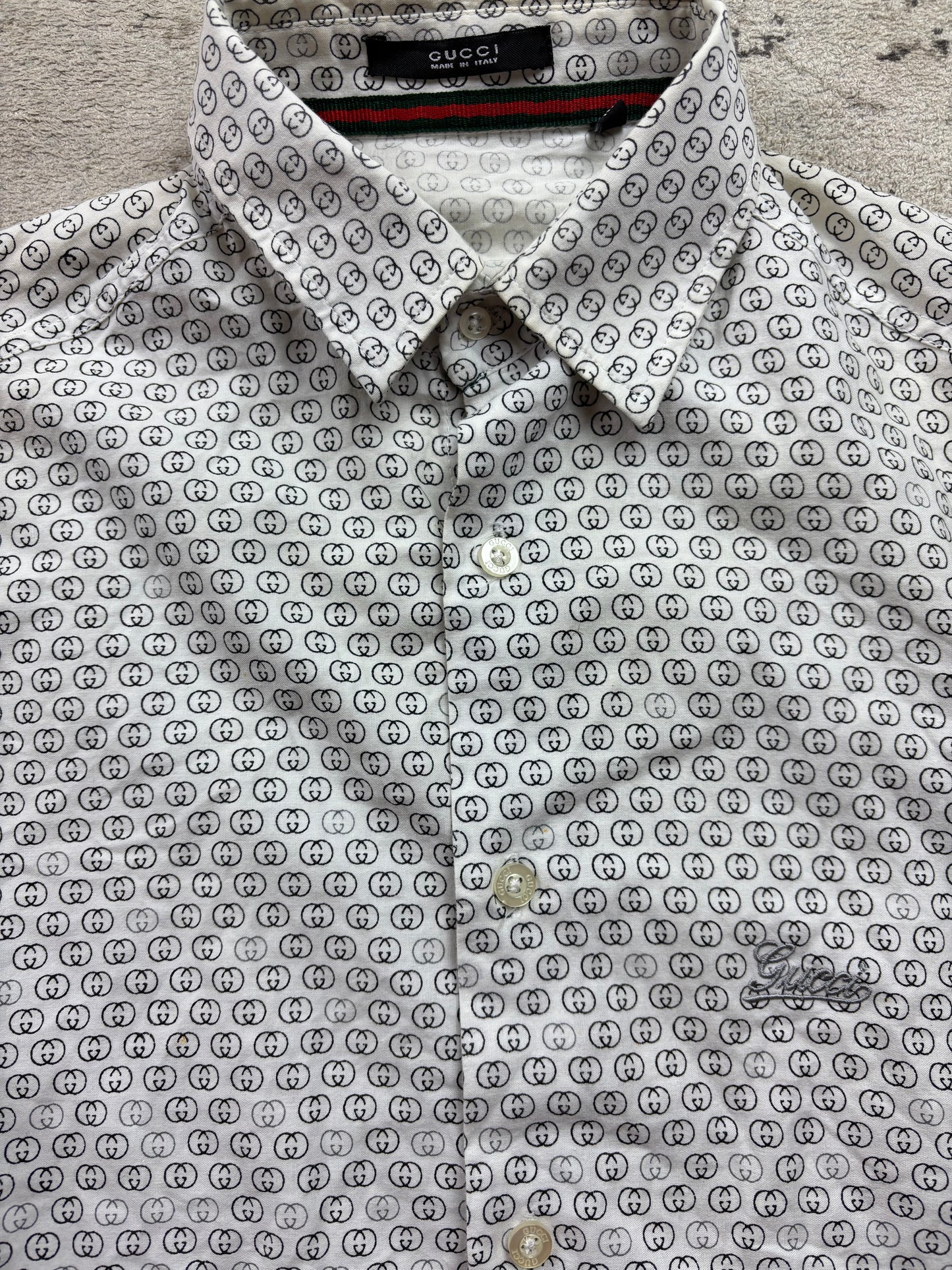 GUCCI MONOGRAM SHIRT (S)